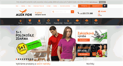 Desktop Screenshot of alexfox.cz